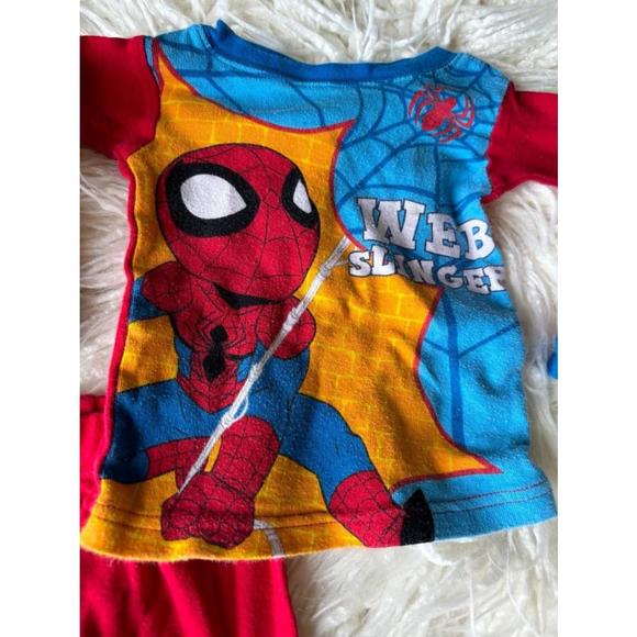 💛 10 for $13 💛  Spider-Man baby pajamas 12 month - Picture 2 of 4